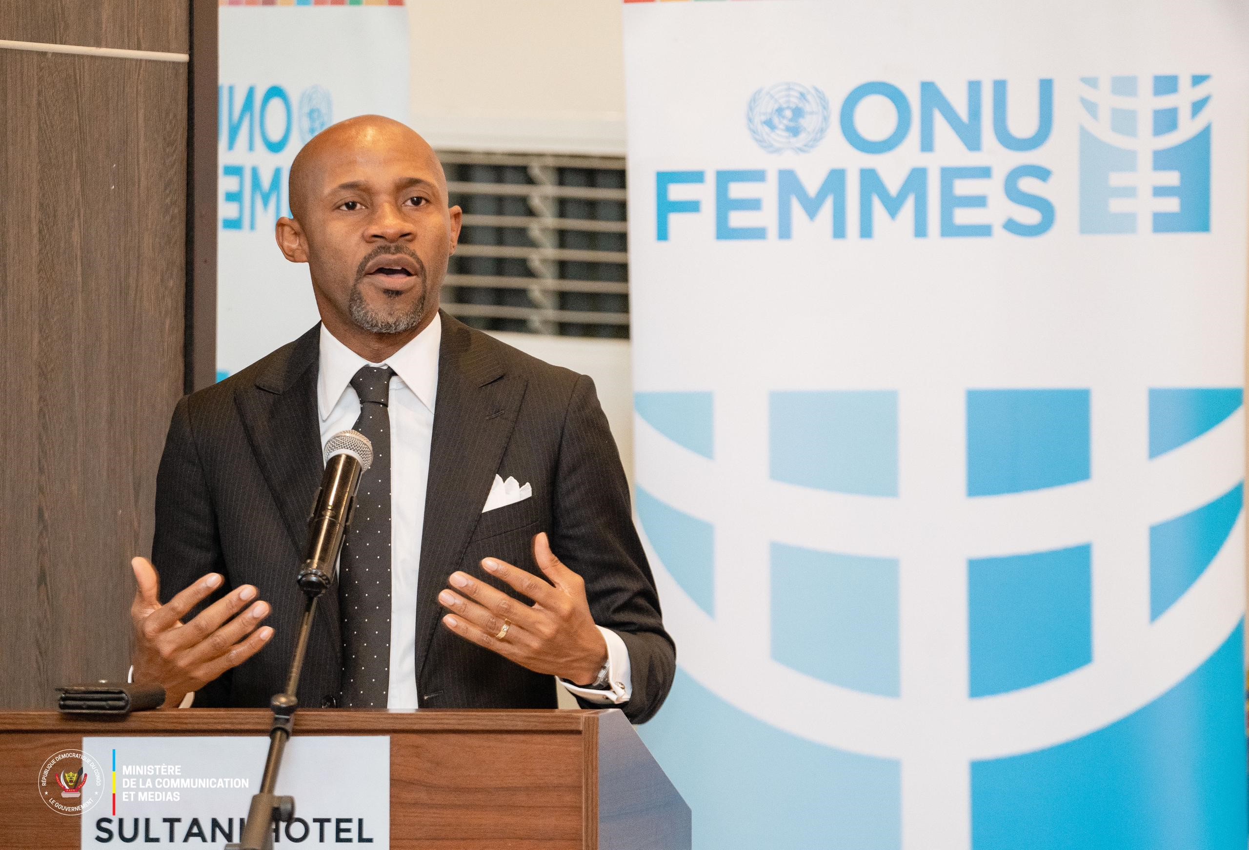 Rhétorique pertinente dans une conférence sur la paix et la sécurité…RDC : Patrick Muyaya loue le courage et la contribution des femmes dans la bataille du nouveau narratif !